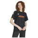 Adidas Γυναικεία κοντομάνικη μπλούζα Tiro Cut 3-Stripes Jacquard Boyfriend Tee